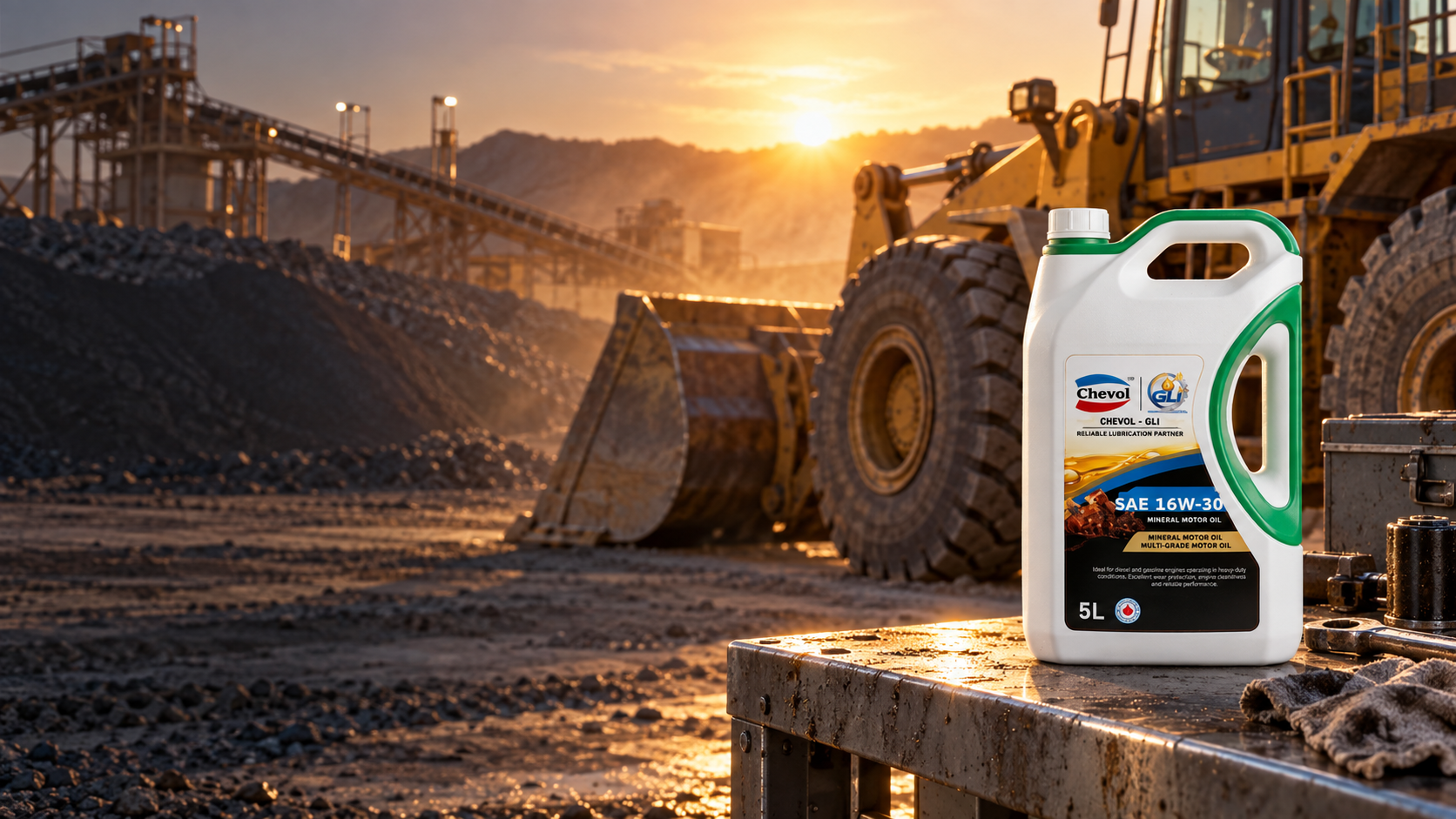 GLI 16W-30 pour mines et industrie